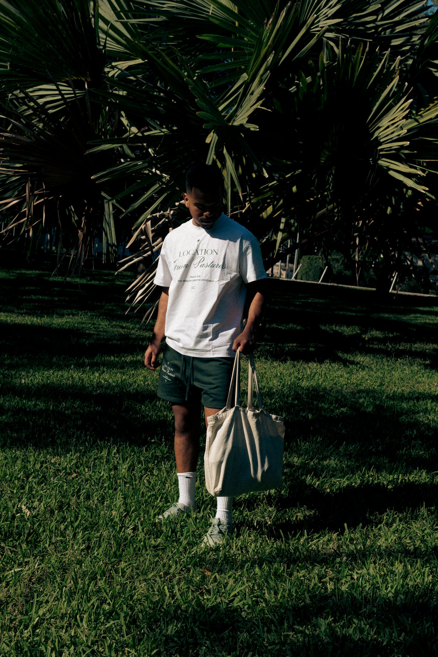 Green pastures lounge shorts